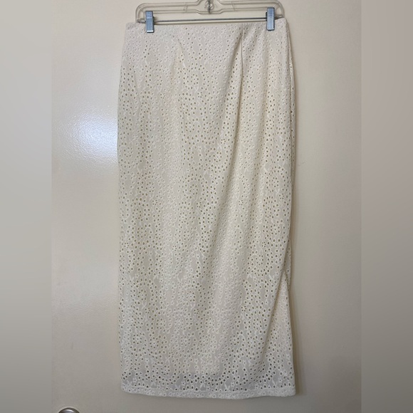 A New Day Cream Midi Skirt - Picture 4 of 6